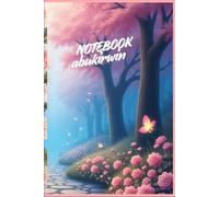 Magical Rose Forest: Cute Fantasy Landscape Journal with Pink Flowers and Butterflies for Girls, Kids, and School
