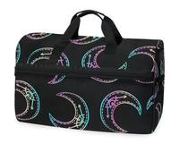 Magical Sacred Moon - Bolsa de viaje para hombres, mujeres, niños, niñas, adolescentes, bolsa de gimnasio deportiva de gran tamaño con compartimento para zapatos, bolsa de entrenamiento para yoga, fin