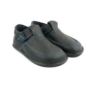 Magical Shoes Scarpe a Piedi Nudi per Bambini, Scarpine in Pelle Prima Infanzia, Zapatos de Primeros Pasos Bebé, Barefoot Shoes Kids, con Suola Morbida, Talla 23, Negro, Lulu