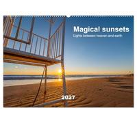 Magical sunsets. Lights between heaven and earth (Wall Calendar 2027 DIN A2 landscape), CALVENDO 12 Month Wall Calendar: Experience the breathtaking ... bathed in golden and dramatic light.