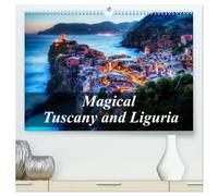 Magical Tuscany and Liguria (High Quality Premium Wall Calendar 2027 DIN A2 landscape),CALVENDO 12 Month Wall Calendar: Photographic journey through the most beautiful regions of Italy