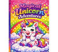 Magical Unicorn Adventures: A Magical Unicorn Coloring Book for Kids, Filled with Cute Rainbows, Stars, and Fairy Tale Adventures