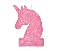 Magical Unicorn Glitter Candles 8cm x 13cm