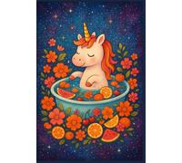 Magical Unicorn in the Bath - a colorful notebook full of inspiration and good vibes: Journal, Notebook & Planner for Dreamers | Perfect for Kids, Teens, and Adults Who Love Magic, Unicorns, and Color