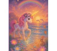 Magical Unicorn Sketchbook: magical Cute Unicorn Sketchbook 110+ pages of 8.5” x 11” Blank pages perfect for Sketching, Doodling, Drawing or as a cute School Supplies
