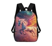 Magical Unicorn with Wings 17inch Mochilas Escolares Impresas En 3D, Mochilas Escolares De Moda Para Niños De Primaria Y Secundaria
