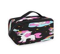 Magical Unicorns - Bolsas de maquillaje de viaje para mujeres, hombres, niñas, niños, unicornios, bolsa de lavado, bolsa de aseo portátil, organizador de artículos de tocador