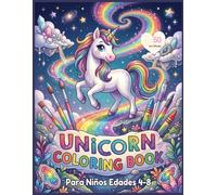 Magical Unicorns: Children's Coloring Book: 50 Large and Easy Illustrations to Stimulate Creativity and Fine Motor Skills in Young Children