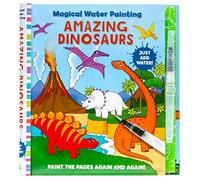 Magical Water Painting: Amazing Dinosaurs: (Art Activity Book, Books for Family Travel, Kids' Coloring Books, Magic Color and Fade)