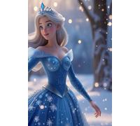 Magical Winter Notebook for Kids - Lined Pages: A Fun and Frosty-Themed Journal for Girls to Write, Draw, and Dream - 100 Pages