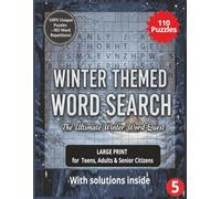 Magical Winter Word Search: 110 Large Print Puzzles • Winter Word Search Activity Book For All Ages, Teens, Adults, Seniors & Beginners Holiday Brain ... Fun (Winter Brain Games & Word Search Series)