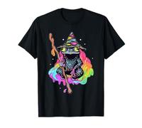 Magical Wizard Frog EDM Party Psicodélica Rave Trippy Camiseta