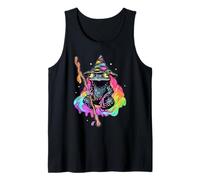 Magical Wizard Frog EDM Party Psicodélica Rave Trippy Camiseta sin Mangas