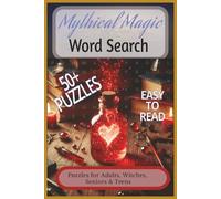 Magical Word Search Puzzle Book: Word Searches with Easy-to-Read Print about Magic, Witches, Wizards, Magicians and More | 6X9 inches, 110 Pages | 50+ Puzzles … Gift for Vacations, Holidays and Free Times