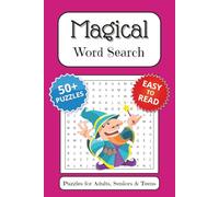 Magical Word Search Puzzle Book: Word Searches with Easy to Read Print about Magical, Fantasy, Wizards and More | 6x9 inches, 110 pages | 50+ Puzzles ... Gift for Vacations, Holidays and Free Times