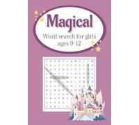 Magical word search: Word Puzzles with Easy to Read Print about Unicorns, Princess, Mermaids and More| 6x9 inches, 110 pages| 50+ Puzzles