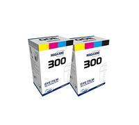 Magicard 300 Printer MC300YMCKO - Cinta de Color para Impresora YMCKO (300 Impresiones, 2 Unidades, con Tarjeta de demostración de Software Bodno