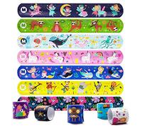 Magicat Set de 12 Pulseras slap para niños y niñas I Pulsera bofetada para regalo de cumpleaños, ideal para piñata, calendario adviento, Papá Noel, Navidad y Reyes Magos I Unicornio, princesa y más