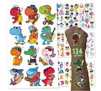 Magicat Tatuajes temporales niños y niñas I Juego de 134 atractivos tatuajes adhesivos luminosos I Pegatinas infantiles de neón, regalos cumpleaños niños colegio, boda, comunion u otros eventos