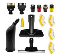 Magicbox 14 accesorios para limpiador de vapor Kärcher Easyfix SC1 hasta SC5, con cepillos redondos, paños de microfibra, cepillo para juntas y boquilla de mano, de ABS y nailon resistente