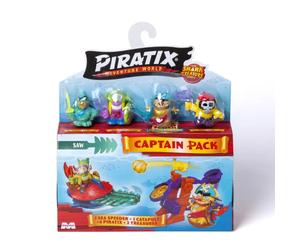 Magicbox piratix shark treasure - captain pack with collectible figures