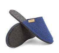 Magicfelt Pantuflas de fieltro Magic Travel de 100% lana virgen reciclada para hombre y mujer, perfectas para viajes y para el hogar, Re Midnight, 36/37 EU