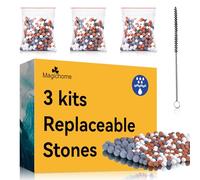 Magichome 3 Paquetes de Bolas Minerales de Iones Negativos de Repuesto para Filtración de agua dura, Elimina Cloro, Bacterias y Otras Impurezas