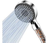 Magichome Alcachofa de Ducha Alta Presión, con Filtro 5 Tipos de Chorros, Cabezal de Ahorro de Agua y Aumento de Presión con Filtración de 3 Capas y Piedras