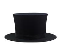 Magician Hat Splapsible Top Hathoen Magos de Halloween Top Negro con Truco de mezzaninos para el Juego Magician Represention Dress Up Halloween Party Black
