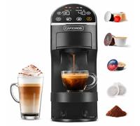Magician2 Máquina de cápsulas 5 en 1 para Nespresso, Dolce Gusto, Lavazza A Modo Mio, ESE 44 mm almohadillas y café en polvo, 20 bar, 1400 W, 1,2L, pantalla táctil y medidor de flujo, sin BPA