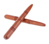 MAGICLULU 1 Juego 2 Piezas Palo De Acupuntura De Madera De Rodillo Del Cuerpo Varilla De Punta De Acupresión De Madera Masajeador De Pies De Madera Masaje Madera Pen Rostro Raspador De Pies