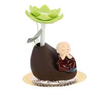 MAGICLULU 1 Juego Adorno difusor de Aroma de Loto difusor Zen de Uso Interior humidificador de la Oficina máquina Zen Humidificador de la casa práctico humidificador cerámica Verde