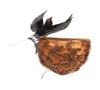 MAGICLULU 1 Juego Apropios De Nido De Pájaros Simulados Gorrión Decoración De Nido De Pájaro De Simulación Naturaleza Decoración del Hogar Conformado Adornos De Jardín Espuma