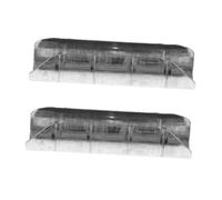 MAGICLULU 1 Juego Conector De Varilla Romana Curtain Rod Curtain Pole Pañería Cortina Juntas De Los Extremos De Las Ventanas Accesorio De Conexión De Varilla De Ventana Planchar 2 Piezas