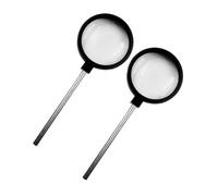 MAGICLULU 1 Juego Conjunto de lentes físicos interior lupa aumentador lente convexa y lente cóncava lentes de vidrio lente óptica de mano lente convexa de mano Lentes ópticos barra de metal