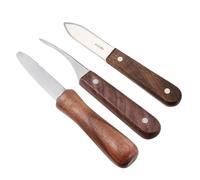 MAGICLULU 1 Juego Cuchillo para Ostras Cortador De Línea De Camarones Mejillones Suministros De Cocina Pelado De Ostras Pelador De Mariscos Madera Peladura Herramientas Pequeñas