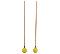 MAGICLULU 1 par de mazos para marimba - Mazas de madera para instrumentos de percusión - Mazos recubiertos de hilo suave para campanas de xilófono y glockenspiel