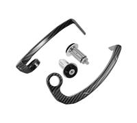 MAGICLULU 1 par Protector de Manillar de Motocicleta para Palancas de Freno y Guardias de Mano Resistente para Motocicleta Atv y Scooter Instalación Color Negro