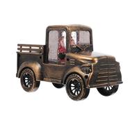MAGICLULU 1 Pc Adornos Navideños para Autos Adorno De Navidad Decoración De Coche Camión De Navidad Adornar Adornos De Navidad Camioneta Pick-up Adornan Adorno Navideño Creativo Abs Golden