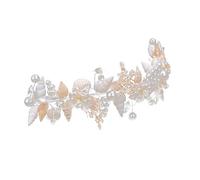 MAGICLULU 1 Pc banda de pelo para novia tocado de diadema de coquilla cascarilla diadema nupcial diadema de caracola caparazón Accesorios para el cabello sombrerería venda niña