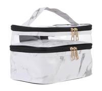 MAGICLULU 1 Pc Bolsa Lavado Bolsa Cosméticos Bolsa Portátil Bolsa Aseo Portátil Bolsa Transparente Tren Bolsas Maquillaje Mármol Bolso Sin Forro Almacenamiento Viajar