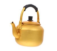 MAGICLULU 1 Pc difusor de tetera silbido tetera amarilla té pava cafetera tetera doméstica tetera de aluminio coreano estufa olla de sopa silbar viajar jarra de vino de arroz