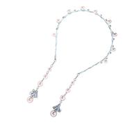 MAGICLULU 1 Pieza 2 1 Diadema De Moda Rompecabezas De Fútbol De Madera Aro De Pelo De De Imitación Diadema De De Imitación De Plata Diadema De Mujer Regalo Novia Boda