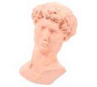 MAGICLULU 1 Pieza Adornos de Avatar de David hogar pequeño para decoración de Escritorio de Oficina Adorno de la Estatua de David Adorno de Estatua diseño de Escritorio Resina Rosa
