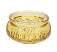 MAGICLULU 1 Pieza Adornos de Cornucopia de imitación Largo estética de la decoración de la habitación bochas viviendo Bol Lavabo Decorativo Cuenco Decorativo Cristal Dorado