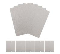 MAGICLULU 10 Láminas de Mica Ignífuga para Horno Microondas 104x85mm, Placa Aislante Resistente Alta Temperatura, Piezas de Reparación Microondas para Protección Térmica y Uso Doméstico