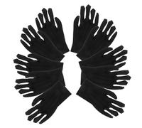 MAGICLULU 10 Pares guantes joyeria guante térmico soporte de guante mano guante hidratante poliéster Black