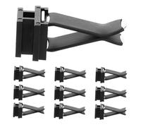MAGICLULU 10 Piezas Abrazadera Del Aire Acondicionado Del Coche Clips Para Salida De Aire Accesorios Para Coche Color Negro Material Plástico Para Uso Oficina y Hogar