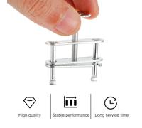 MAGICLULU 10 piezas Abrazaderas Tornillo Ajustables para Tubo de Laboratorio Pinza Rotativa para Control Preciso de Flujo y Prevención de Fugas de Abrazaderas Mangueras Resistente de Hierro