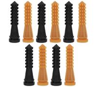 MAGICLULU 10 Piezas de Varillas Profesionales para Desplumar Aves de Corral, Dedos de Goma y Caucho para Gansos y Pollos, Rendimiento Estable y Portátil para Carnicerías